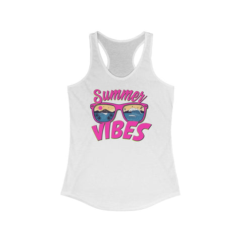 Summer vibes tank top - white - PSTVE Brand