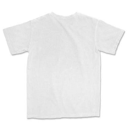 White t-shirt on a white background