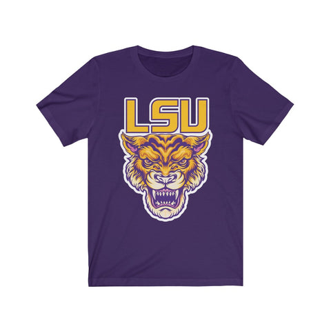 LSU Fan art t-shirt - Purple - PSTVE Brand