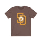 Swinging Friar t-shirt - Brown - PSTVE Brand
