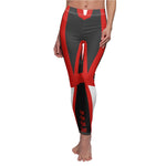 Red Casual Leggings - PSTVE Brand