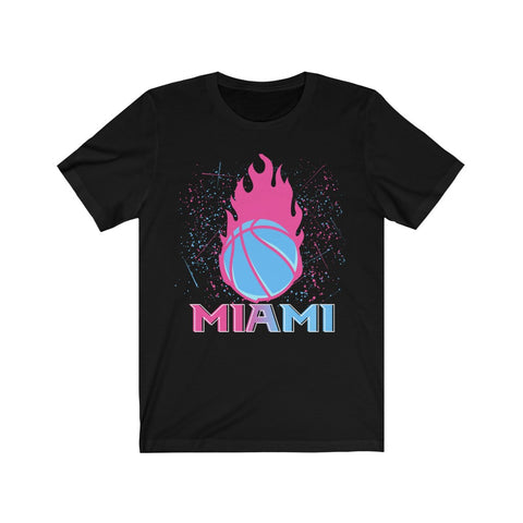 Miami Heat fan art t-shirt - Black - PSTVE Brand