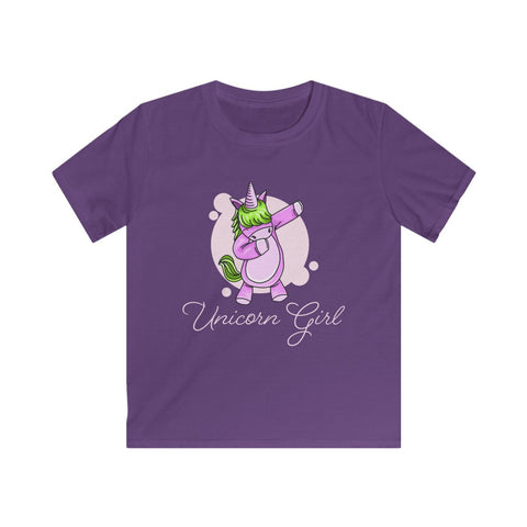 Unicorn girl t-shirt - purple - PSTVE Brand
