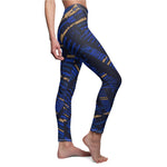 Blue stripe leggings - PSTVE Brand