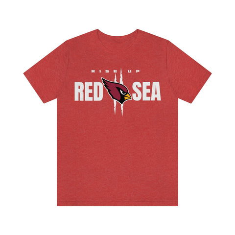 Rise up Red Sea t-shirt - Heather red - PSTVE Brand
