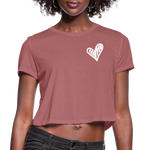 Heart cropped t-Shirt - PSTVE Brand