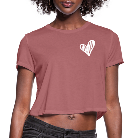 Heart cropped t-Shirt - PSTVE Brand