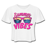 Summer Vibes crop top - white - PSTVE Brand