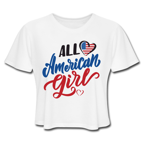 All American girl t-shirt - white - PSTVE Brand